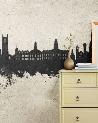 Lancaster England Skyline Concrete Wallpaper
