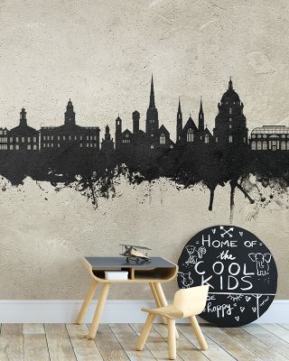 Lancaster England Skyline Concrete Wallpaper