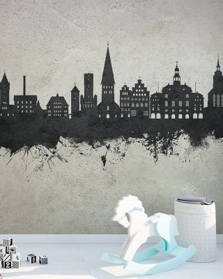 Luneburg Germany Skyline Concrete