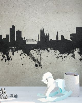 Manchester England Skyline Concrete