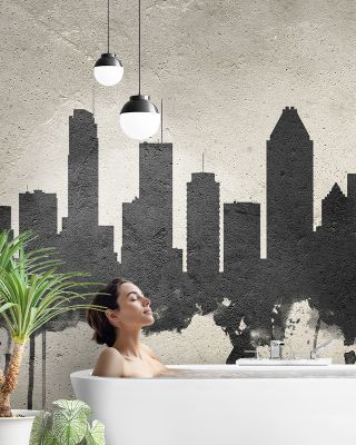 Montreal Canada Skyline Concrete