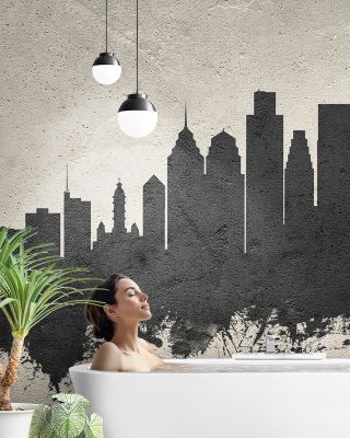 Philadelphia Skyline Concrete