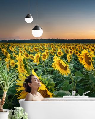 Proud Sunflower Field