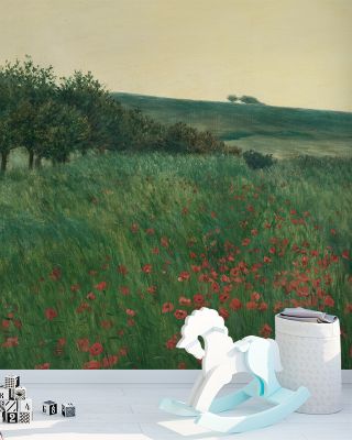 Red Poppies (1910) Oil Painting