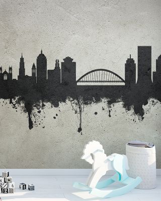 Rochester New York Skyline Concrete