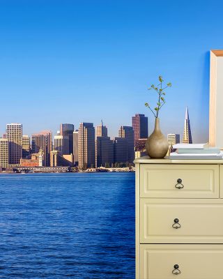 Iconic San Francisco Bay Skyline in Stunning Detail
