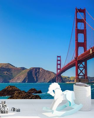 San Francisco Golden Gate Bridge in Bold Detail