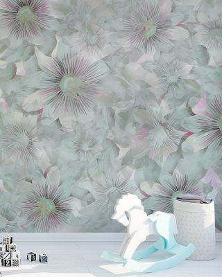 Smiling Flowers Vibrant Floral Wall Art