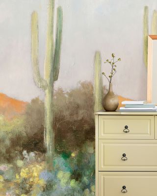 Sunrise Desert III Neutral Elegant Wall Art