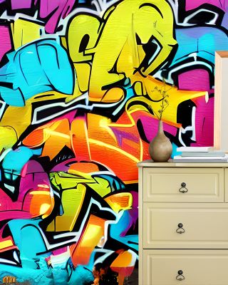 Superstars Right Here Vibrant Star Wall Art