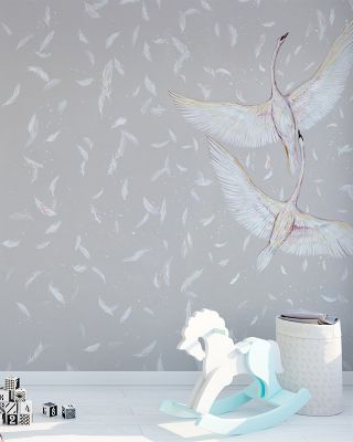 Swans Graceful Wall Art