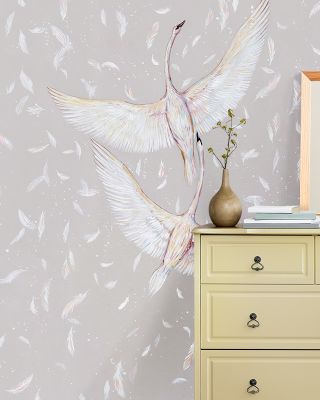 Swans Graceful Wall Art