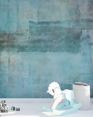 Texture Fields Teal Modern Wall Art