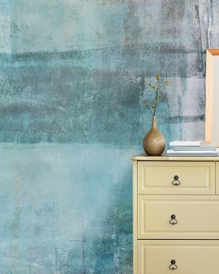 Texture Fields Teal Modern Wall Art