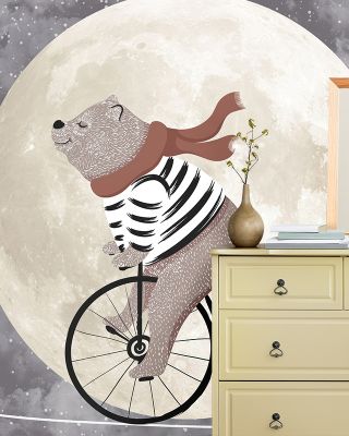 The Bravest Bear Kids Wall Art