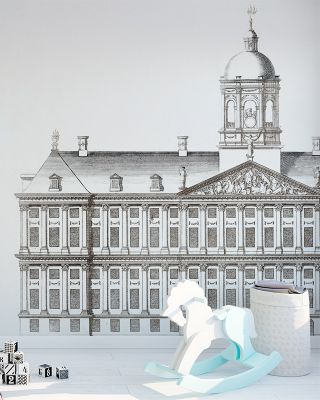 The City Hall In Amsterdam, Front Historical Wall Art