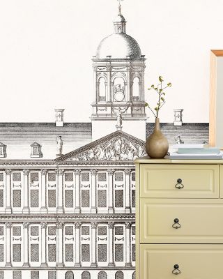 The City Hall In Amsterdam, Front Historical Wall Art