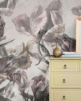 Tulips Feast Pink Vibrant Floral Wall Art