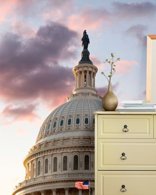 US Capitol Historic Landmark Wall Art