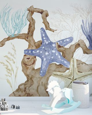 Under Water Serene Ocean Wall Art