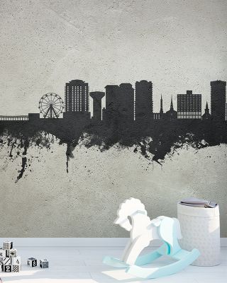 Virginia Beach Skyline in Concrete