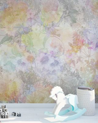 Watercolor Garden Elegant Floral Wall Art