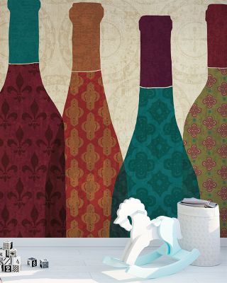 Wine Collage I Artistic Wall Art