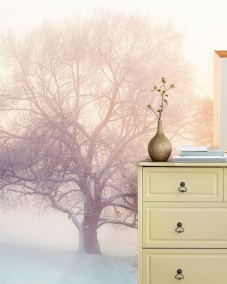 Winter Frost Tree Elegant Wall Art
