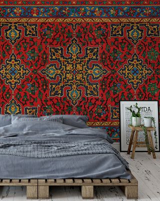 Carpet Walls & Wallpaper Ceilings Retro Wallpaper