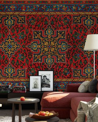 Carpet Walls & Wallpaper Ceilings Retro Wallpaper