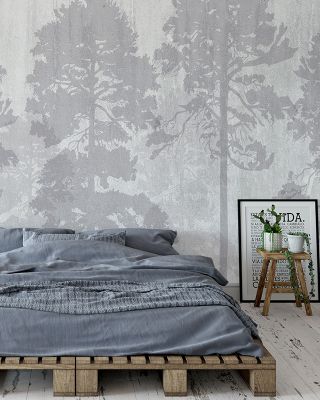 Dirty Woods Rustic Wallpaper