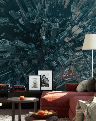 From Above Aerial Landscape Wallpaper