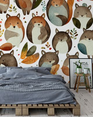 Happy Together Whimsical Wallpaper