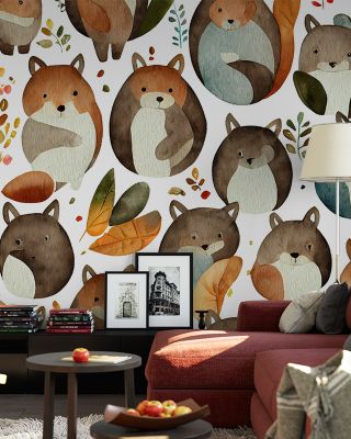 Happy Together Whimsical Wallpaper