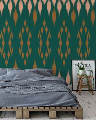 Indo Print Bohemian Wallpaper