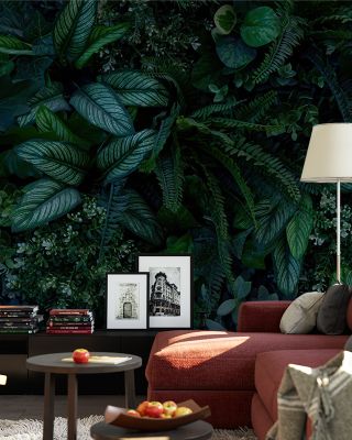 Magic Leaves Wall Botanical Wallpaper