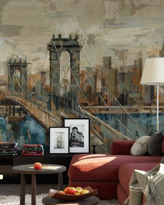 New York View Urban Wallpaper