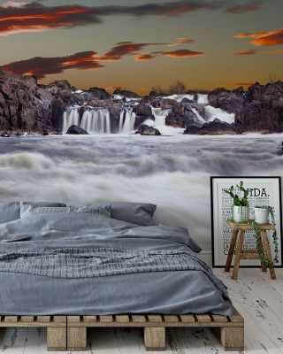 Potomac Waterfalls Scenic Wallpaper
