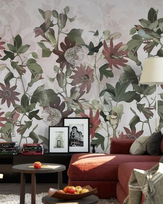 Seven Birds Nature Inspired Wallpaper Mural