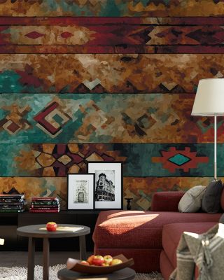The Perfect Kilim Rustic Wallpaper