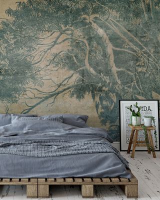 Vintage Lush Variation Floral Wallpaper