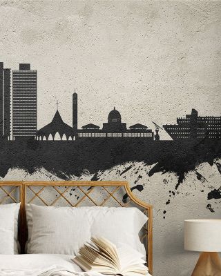 Abuja Nigeria Skyline Concrete Wallpaper