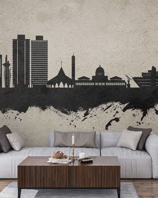 Abuja Nigeria Skyline Concrete Wallpaper