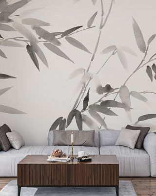 Bamboo Leaves I Wallpaper