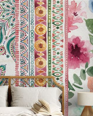 Bohemian Borders Wallpaper
