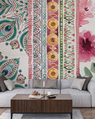 Bohemian Borders Wallpaper