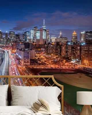 Buzzing Brooklyn Bridge Wallpaper