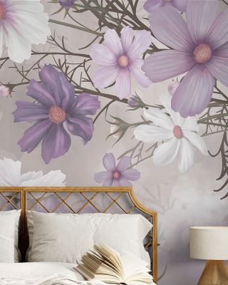 Cosmea Purple Wallpaper