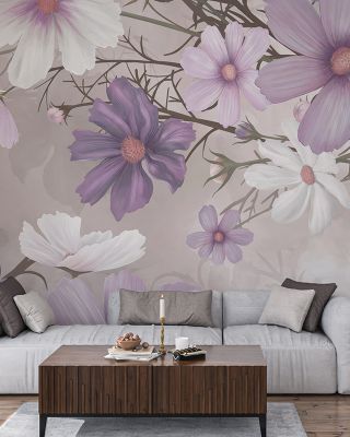Cosmea Purple Wallpaper