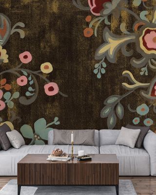 Decorative Paisley Wallpaper